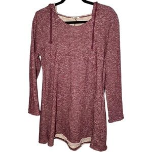 JODIFL Women's Medium French Terry Hooded Sweatshirt with‎ Pockets